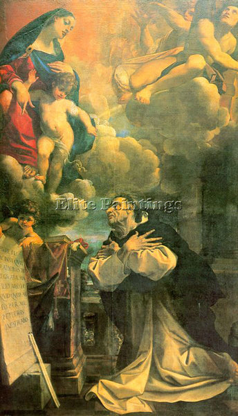 ITALIAN CARRACCI LUDOVICO ITALIAN 1555 1619 ARTIST PAINTING HANDMADE OIL CANVAS