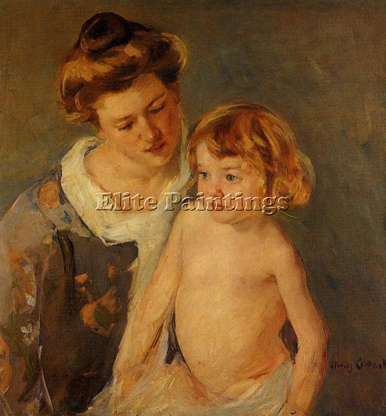 MARY CASSATT JULES STANDING BY HIS MOTHER ARTIST PAINTING REPRODUCTION HANDMADE