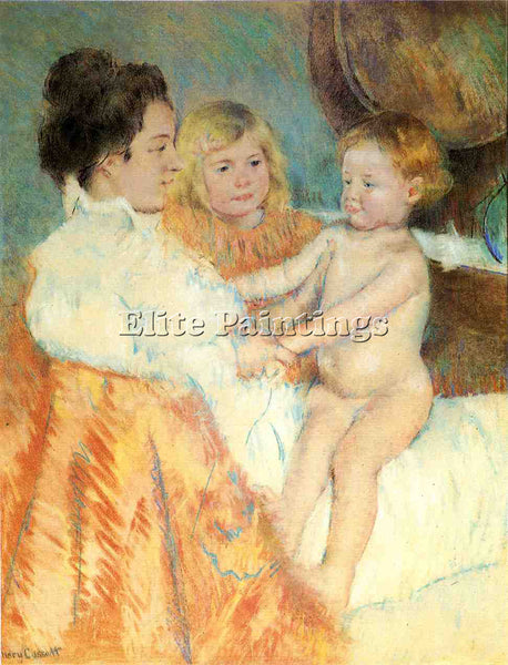 MARY CASSATT MOTHER SARA AND THE BABY COUNTERPROOF ARTIST PAINTING REPRODUCTION