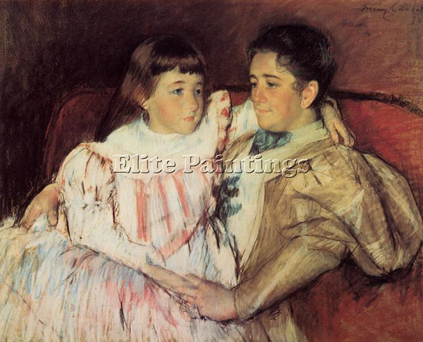 MARY CASSATT PORTRAIT OF MRS HAVEMEYER AND HER DAUGHTER ELECTRA ARTIST PAINTING