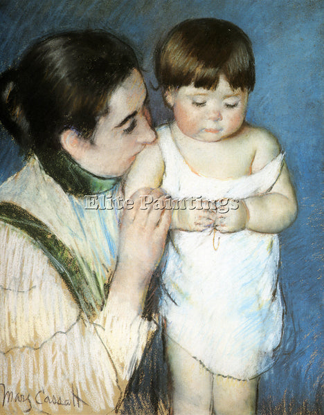 MARY CASSATT YOUNG THOMAS AND HIS MOTHER ARTIST PAINTING REPRODUCTION HANDMADE