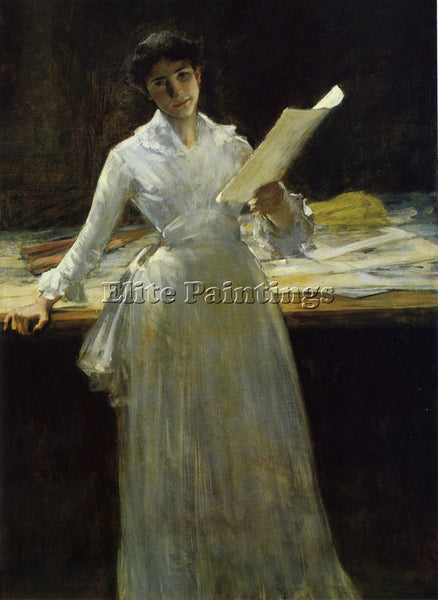 WILLIAM MERRITT CHASE  MEMORIES 1885 86 ARTIST PAINTING REPRODUCTION HANDMADE