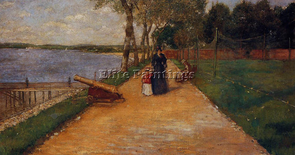 WILLIAM MERRITT CHASE BATH BEACH A SKETCH ARTIST PAINTING REPRODUCTION HANDMADE