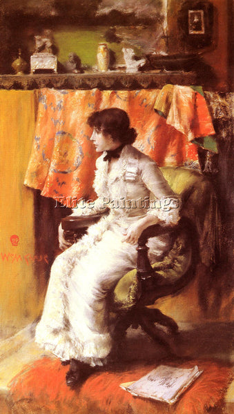 WILLIAM MERRITT CHASE IN THE STUDIO ARTIST PAINTING REPRODUCTION HANDMADE OIL