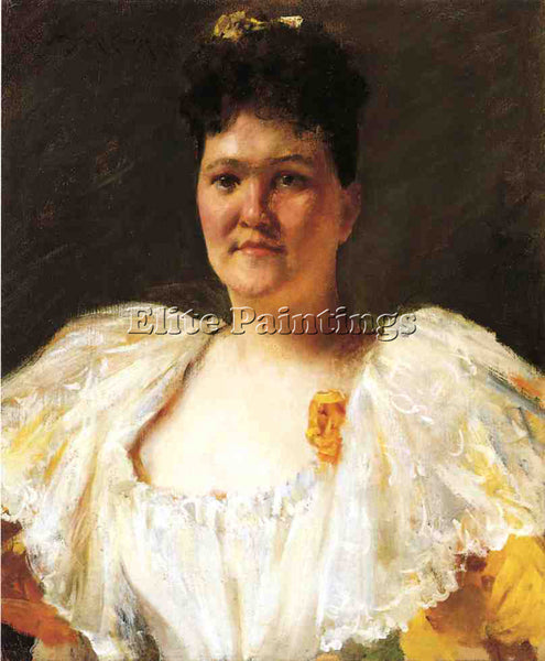 WILLIAM MERRITT CHASE PORTRAIT OF A WOMAN ARTIST PAINTING REPRODUCTION HANDMADE