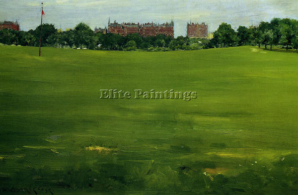 WILLIAM MERRITT CHASE THE COMMON CENTRAL PARK ARTIST PAINTING REPRODUCTION OIL