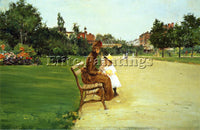 WILLIAM MERRITT CHASE THE PARK AKA IN TOMPKINS PARK ARTIST PAINTING REPRODUCTION