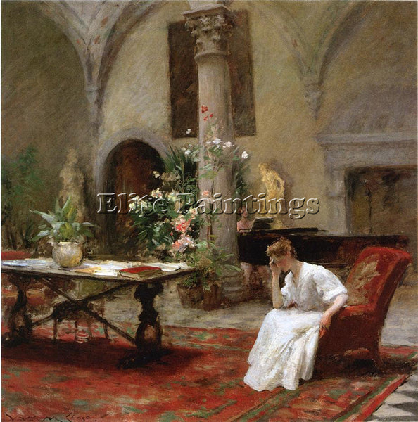 WILLIAM MERRITT CHASE THE SONG ARTIST PAINTING REPRODUCTION HANDMADE OIL CANVAS