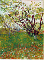 VAN GOGH CHERRY TREE 2 ARTIST PAINTING REPRODUCTION HANDMADE CANVAS REPRO WALL