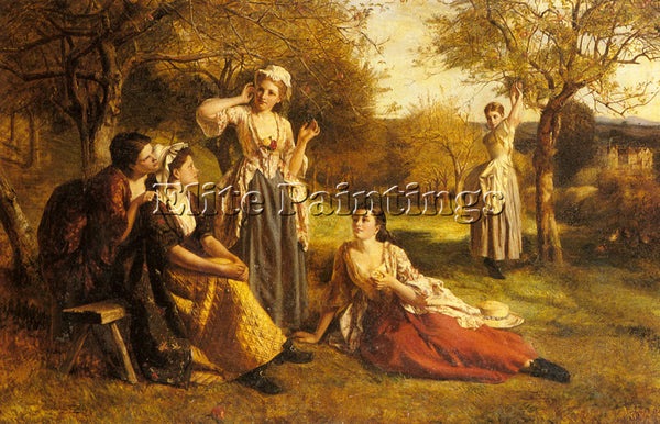 BRITISH CHESTER GEORGE FREDERICK A LOVE SPELL ARTIST PAINTING REPRODUCTION OIL