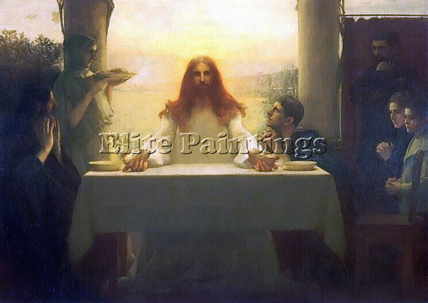 DAGNAN-BOUVERET CHRIST AND THE DISCIPLES AT EMMAUS ARTIST PAINTING REPRODUCTION