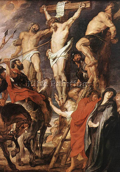 PETER PAUL RUBENS CHRIST ON THE CROSS BETWEEN THE TWO THIEVES 1 ARTIST PAINTING