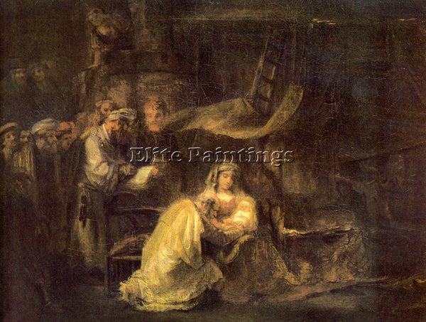 REMBRANDT CIRCUMCISION OF CHRIST ARTIST PAINTING REPRODUCTION HANDMADE OIL REPRO