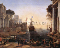 CLAUDE LORRAIN ULYSSES RETURNS CHRYSEIS TO HER FATHER ARTIST PAINTING HANDMADE