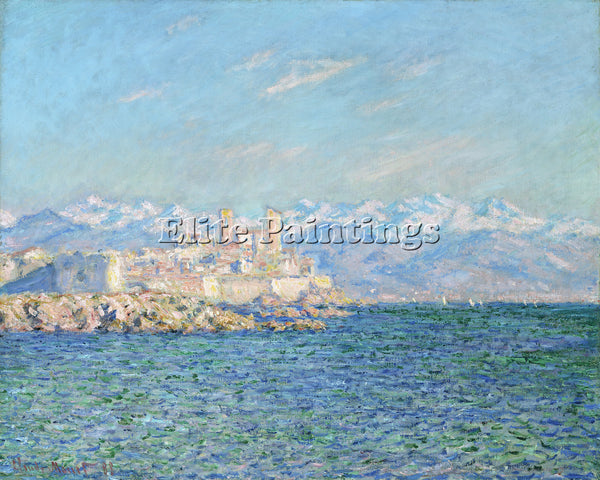 CLAUDE MONET ANTIBES AFTERNOON EFFECT 1888 ARTIST PAINTING REPRODUCTION HANDMADE