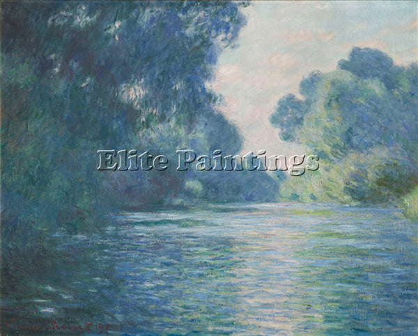 CLAUDE MONET ARM OF THE SEINE NEAR GIVERNY 1897 2 ARTIST PAINTING REPRODUCTION