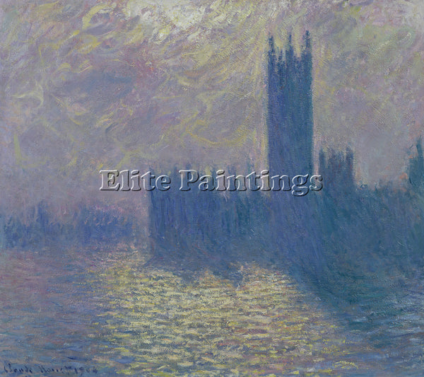 CLAUDE MONET HOUSES OF PARLIAMENT STORMY SKY 1903 ARTIST PAINTING REPRODUCTION