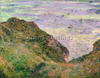 CLAUDE MONET LOW TIDE AT VARENGEVILLE 1882 ARTIST PAINTING REPRODUCTION HANDMADE