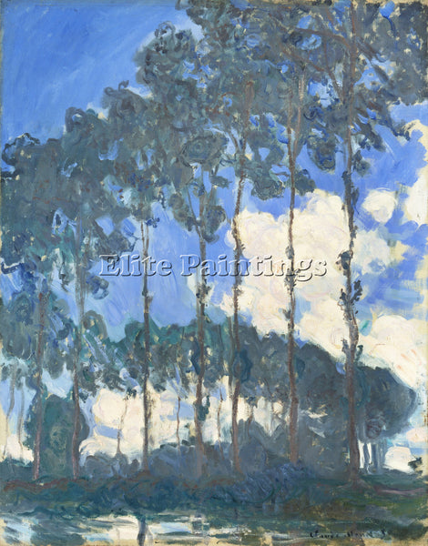 CLAUDE MONET POPLARS ON THE BANKS OF THE RIVER EPTE 1891 ARTIST PAINTING CANVAS