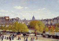 CLAUDE MONET QUAI DU LOUVRE 1867 ARTIST PAINTING REPRODUCTION HANDMADE OIL REPRO