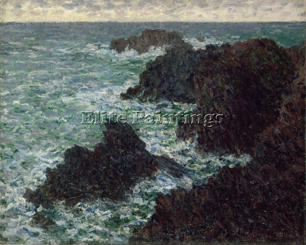 CLAUDE MONET THE COTE SAUVAGE 1886 ARTIST PAINTING REPRODUCTION HANDMADE OIL ART