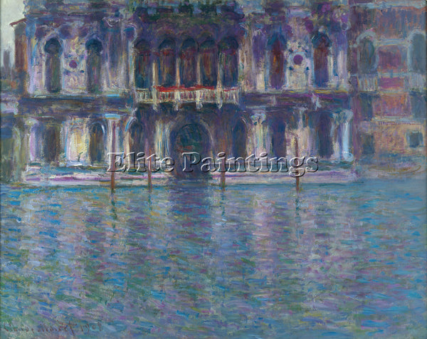 CLAUDE MONET THE PALAZZO CONTARINI 1908 ARTIST PAINTING REPRODUCTION HANDMADE