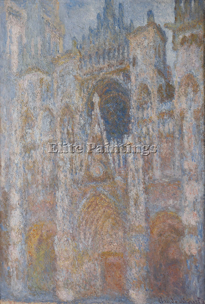 CLAUDE MONET THE PORTAL HARMONY IN BLUE 1893 1894 ARTIST PAINTING REPRODUCTION