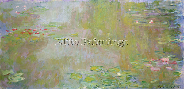 CLAUDE MONET THE WATER LILIES POND 1917 ARTIST PAINTING REPRODUCTION HANDMADE
