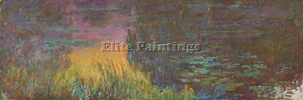 CLAUDE MONET WATER LILIES 1914 1926 4 ARTIST PAINTING REPRODUCTION HANDMADE OIL