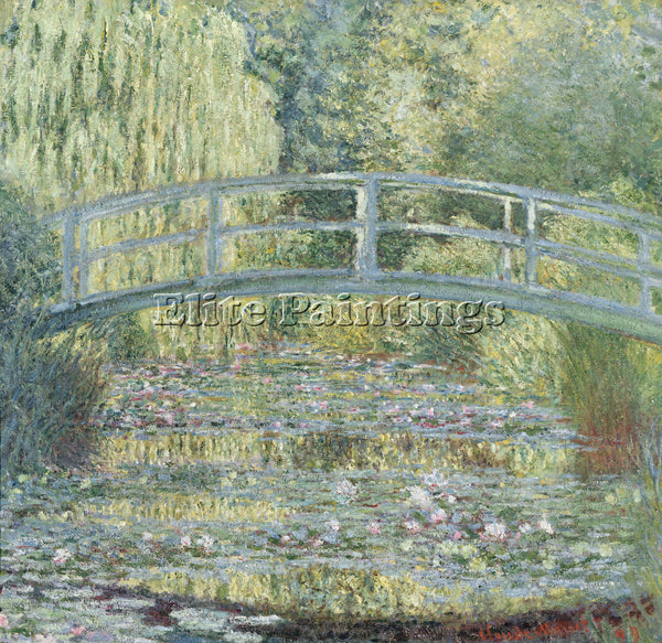 CLAUDE MONET WATER LILY POND SYMPHONY IN GREEN 1899 ARTIST PAINTING REPRODUCTION