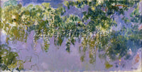 CLAUDE MONET WISTERIA 1917 1920 ARTIST PAINTING REPRODUCTION HANDMADE OIL CANVAS