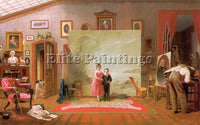 AMERICAN CLEAR THOMAS LE AMERICAN 1818 1882 ARTIST PAINTING HANDMADE OIL CANVAS - Oil Paintings Gallery Repro