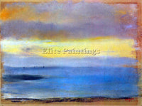 DEGAS COASTAL STRIP AT SUNSET ARTIST PAINTING REPRODUCTION HANDMADE CANVAS REPRO