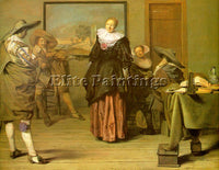 DUTCH CODDE PIETER DUTCH 1599 1678 ARTIST PAINTING REPRODUCTION HANDMADE OIL ART