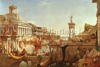 AMERICAN COLE THOMAS AMERICAN 1801 1848 3 ARTIST PAINTING REPRODUCTION HANDMADE - Oil Paintings Gallery Repro