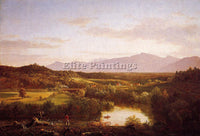 THOMAS COLE RIVER IN THE CATSKILLS ARTIST PAINTING REPRODUCTION HANDMADE OIL ART