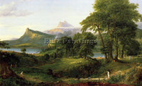 THOMAS COLE THE COURSE OF EMPIRE THE ARCADIAN OR PASTORAL STATE ARTIST PAINTING