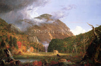 THOMAS COLE THE NOTCH OF THE WHITE MOUNTAINS CRAWFORD NOTCH ARTIST PAINTING OIL
