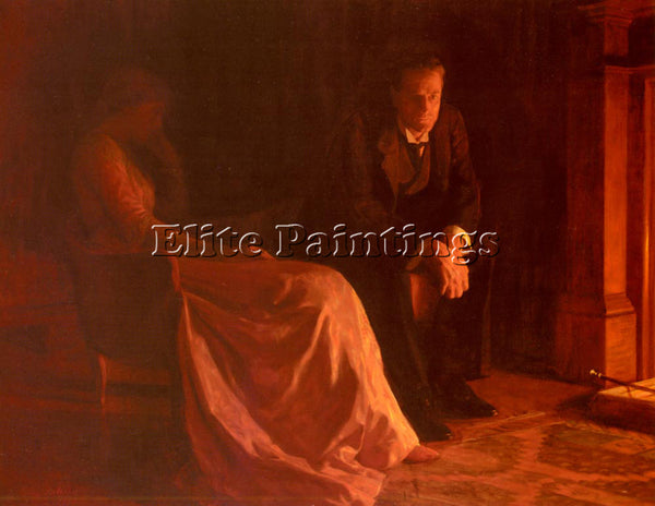 JOHN COLLIER THE CONFESSION ARTIST PAINTING REPRODUCTION HANDMADE OIL CANVAS ART