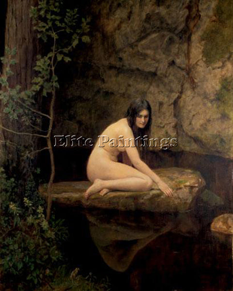JOHN COLLIER THE WATER NYMPH ARTIST PAINTING REPRODUCTION HANDMADE CANVAS REPRO