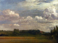 JOHN CONSTABLE VIEW TOWARDS THE RECTORY FROM EAST BERGHOLT HOUSE ARTIST PAINTING