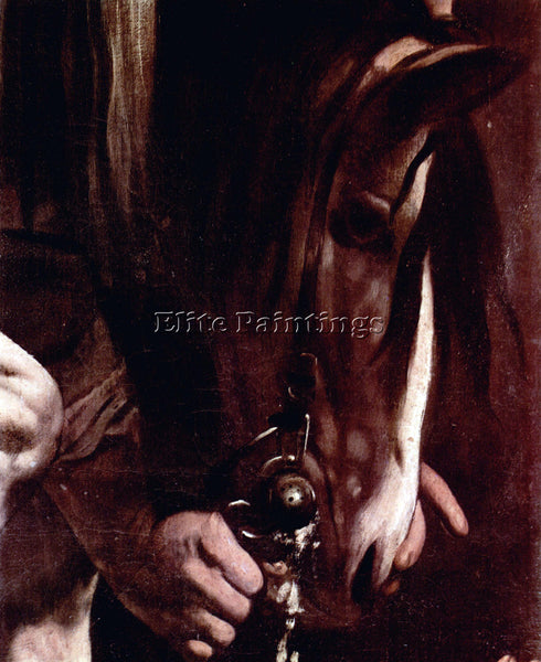 CARAVAGGIO CONVERSION OF SAUL DETAIL ARTIST PAINTING REPRODUCTION HANDMADE OIL