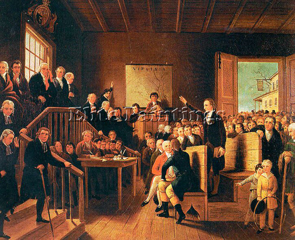 AMERICAN COOKE GEORGE AMERICAN 1793 1849 ARTIST PAINTING REPRODUCTION HANDMADE - Oil Paintings Gallery Repro