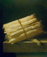 HOLLAND COORTE ASPARAGUS ARTIST PAINTING REPRODUCTION HANDMADE CANVAS REPRO WALL
