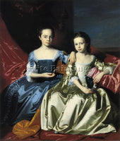 JOHN SINGLETON COPLEY MARY AND ELIZABETH ROYALL ARTIST PAINTING REPRODUCTION OIL