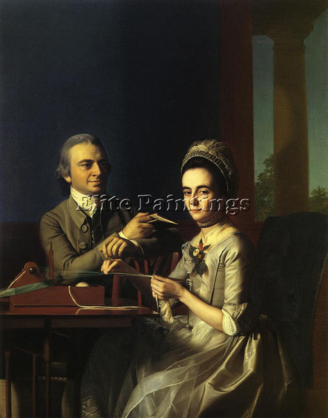 JOHN SINGLETON COPLEY MR AND MRS THOMAS MIFFLIN SARAH MORRIS ARTIST PAINTING OIL