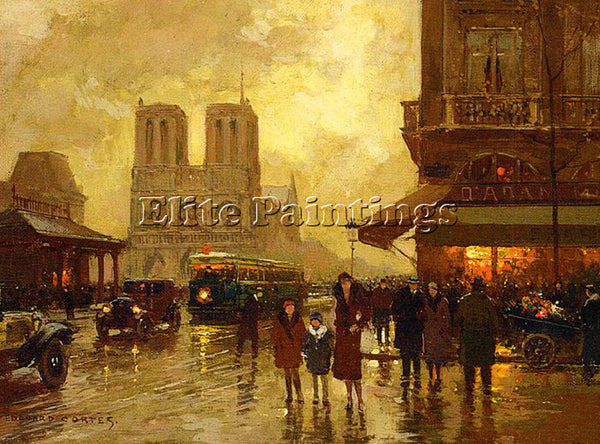 FRENCH CORTES EDOUARD FRENCH 1882 1969 ARTIST PAINTING REPRODUCTION HANDMADE OIL