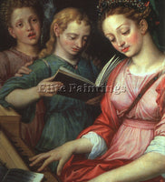 FLEMISH COXCIE MICHEL VAN FLEMISH 1499 1592 ARTIST PAINTING HANDMADE OIL CANVAS