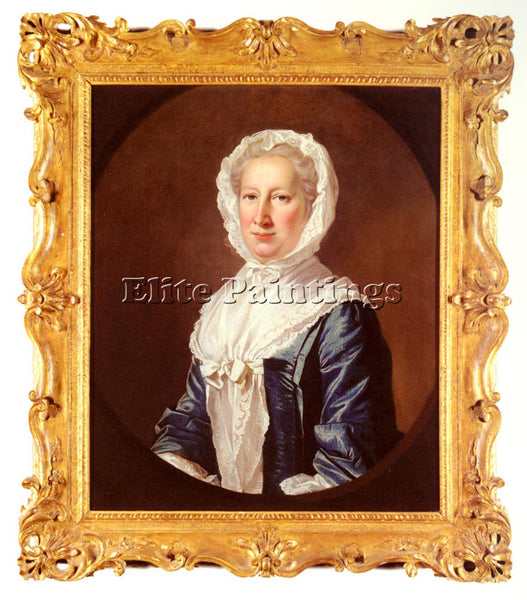 BRITISH CRANKE JAMES PORTRAIT OF CATHERINE FLEMING LADY LEICESTER ARTIST CANVAS