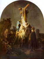 REMBRANDT CRUCIFIXION ARTIST PAINTING REPRODUCTION HANDMADE OIL CANVAS REPRO ART